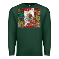 Sports Green Mexico flag Premium Sweatshirt - FaDigitalArtStudio
