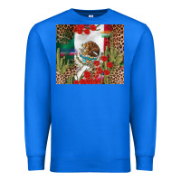 True Royal Mexico flag Premium Sweatshirt - FaDigitalArtStudio