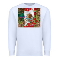 White Mexico flag Premium Sweatshirt - FaDigitalArtStudio