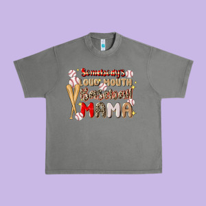 Somebody's Loud Mouth Baseball Urban Heavy Tee Designed By Jahusdesignshop