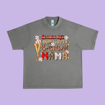 Somebody's Loud Mouth Baseball Urban Heavy Tee Designed By Jahusdesignshop