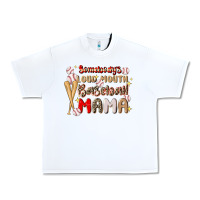 White somebody's loud mouth baseball Urban Heavy Tee - JahusDesignShop