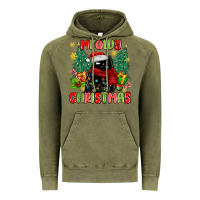 Vintage Olive meowy christmas black cat Vintage Hoodie - MaliasSmallBusiness