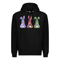 Black Easter bunnies Premium Hoodie - CowGirlArtShop