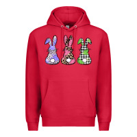 Cardinal Easter bunnies Premium Hoodie - CowGirlArtShop