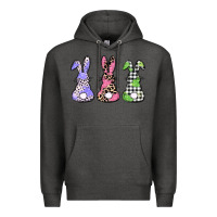 Charcoal Heather Easter bunnies Premium Hoodie - CowGirlArtShop