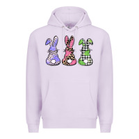 Lilac Easter bunnies Premium Hoodie - CowGirlArtShop