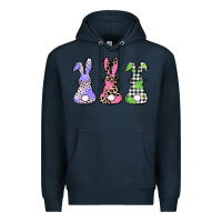 Navy Easter bunnies Premium Hoodie - CowGirlArtShop