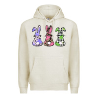 Oatmeal Heather Easter bunnies Premium Hoodie - CowGirlArtShop