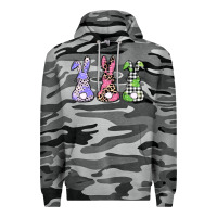 Slate Camo Easter bunnies Premium Hoodie - CowGirlArtShop