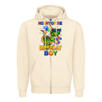 Sandshell mommy of the 5 th birthday boy t rex Zipper Hoodie - CowGirlArtShop