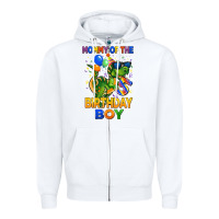 White mommy of the 5 th birthday boy t rex Zipper Hoodie - CowGirlArtShop