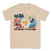 Mushroom With God All Things Are Possible Classic Tee - MaliasSmallBusiness