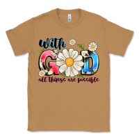 Toasted Coconut With God All Things Are Possible Classic Tee - MaliasSmallBusiness