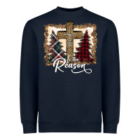 Navy Jesus is the reason Heavyweight Sweatshirt - Bettercallsaul