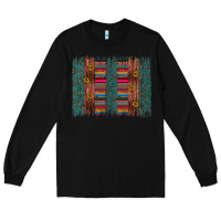 Black sunflower serape brush stroke Long Sleeve Tee - Artiststas