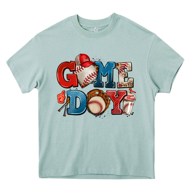 Game Day Baseball Heavy Core Tee by AdoDesignShop | Teevron