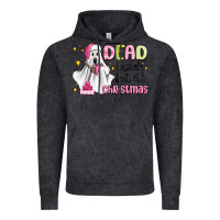 Vintage Black dead inside but it's christmas Vintage Hoodie - MaliasSmallBusiness