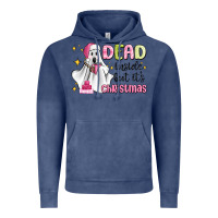 Vintage Denim dead inside but it's christmas Vintage Hoodie - MaliasSmallBusiness