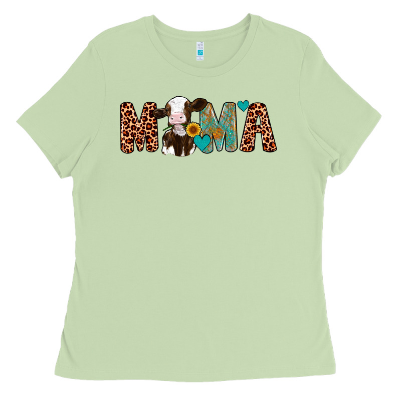 Mama Holstein Cow Ladies Tee by Artiststas | Teevron
