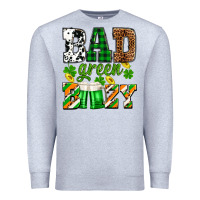 Heather Grey St. Patrick's Bad green boozy Premium Sweatshirt - OliviaCreatesArt