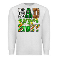 Oatmeal Heather St. Patrick's Bad green boozy Premium Sweatshirt - OliviaCreatesArt
