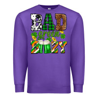 Purple St. Patrick's Bad green boozy Premium Sweatshirt - OliviaCreatesArt