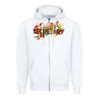 White cinco de mayo secretary Zipper Hoodie - CowGirlArtShop