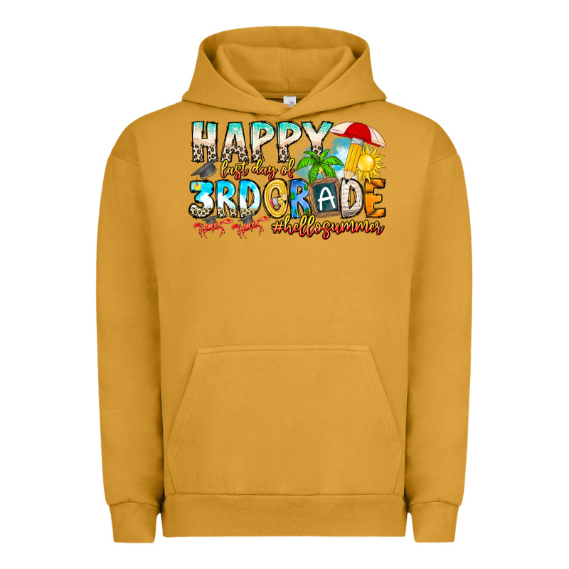 Name Farewell 3rd Grade  Hello Summer Urban Hoodie by CowhideDigitalArt | Teevron