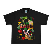 Black im teacher elf Urban Heavy Tee - MaliasSmallBusiness