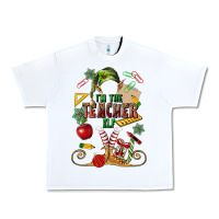 White im teacher elf Urban Heavy Tee - MaliasSmallBusiness