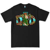 Black dad san judas sunflower leopard turquoise Premium Tee - JahusDesignShop