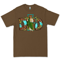 Cacao dad san judas sunflower leopard turquoise Premium Tee - JahusDesignShop
