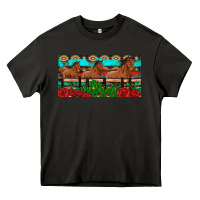 Asphalt horses roses ann cactuses license plate Heavy Core Tee - Artiststas