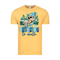 Vintage Mustard Freezing To Death Vintage Tee - MaliasSmallBusiness