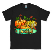 Black thankful pumpkins with glitter Classic Tee - MaliasSmallBusiness