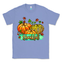 Colony Blue thankful pumpkins with glitter Classic Tee - MaliasSmallBusiness