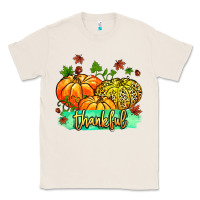 Natural thankful pumpkins with glitter Classic Tee - MaliasSmallBusiness