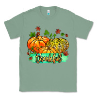 Sage thankful pumpkins with glitter Classic Tee - MaliasSmallBusiness