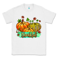 White thankful pumpkins with glitter Classic Tee - MaliasSmallBusiness