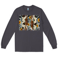 Smoke sunflower cowhide brush stroke Long Sleeve Tee - Artiststas