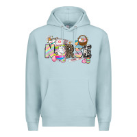 Blue Mist Easter Nurse  Easter Day Premium Hoodie - CowGirlArtShop