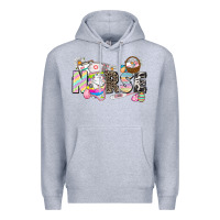 Heather Grey Easter Nurse  Easter Day Premium Hoodie - CowGirlArtShop