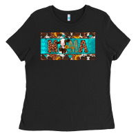 Black mama holstein cow license plate Ladies Tee - Artiststas