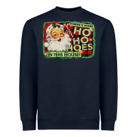 Navy Funny Christmas Santa Heavyweight Sweatshirt - Bettercallsaul