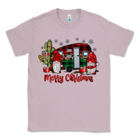 Lilac merry christmas gnome caravan Classic Tee - JahusDesignShop