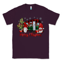 Plum merry christmas gnome caravan Classic Tee - JahusDesignShop