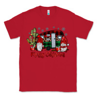 Red merry christmas gnome caravan Classic Tee - JahusDesignShop