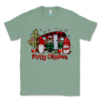 Sage merry christmas gnome caravan Classic Tee - JahusDesignShop