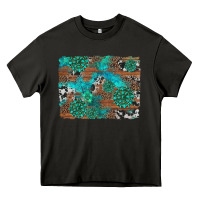 Asphalt gemstone wood and cowhide background Heavy Core Tee - Artiststas